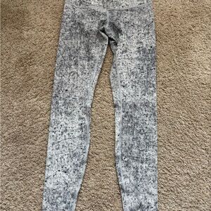 lululemon athletica Gray Patterned Leggings